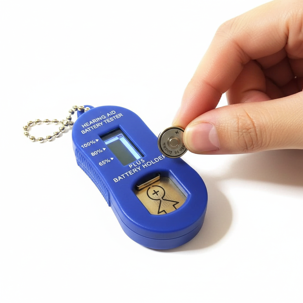 Mini Hearing Aid Battery Tester